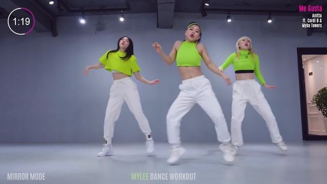 [Dance Workout] Anitta - Me Gusta (ft.Cardi B, Myke Towers) | MYLEE Cardio Dance Workout, Fitness смотреть онлайн