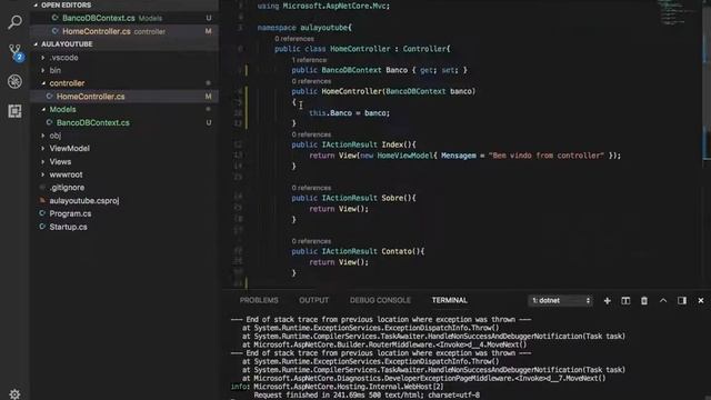 Curso .Net Core No Mac - Entity Framework Core com Sqlite - Aula 8 смотреть онлайн