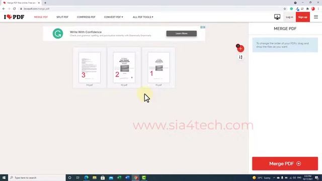 How to Merge PDF files in one click смотреть онлайн