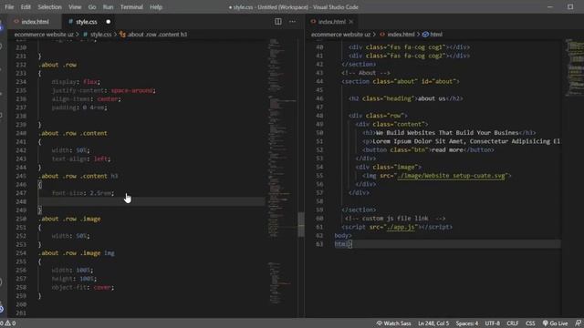Html Css va Javascript Yordamida Responsive Web site Page 2 смотреть онлайн