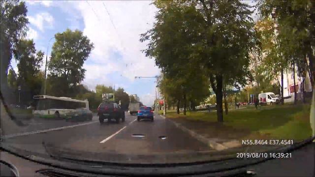 Driving in Moscow agglomeration: Гагаринский - Хорошёво-Мнёвники - Зеленоград 10/08/2019 (timelapse смотреть онлайн