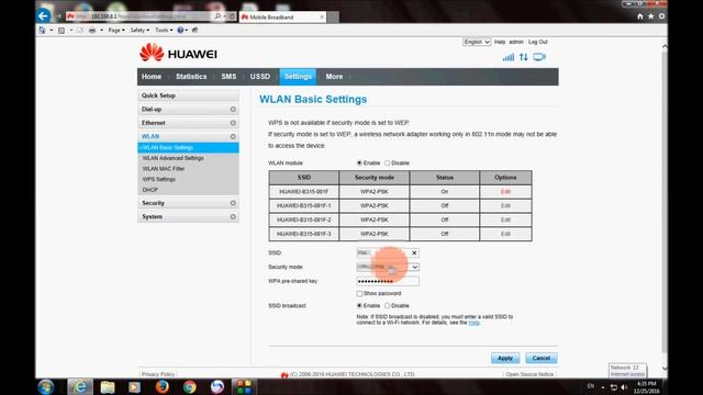 Basic Wifi Setup Huawei B315 LTE CPE 4G Router смотреть онлайн
