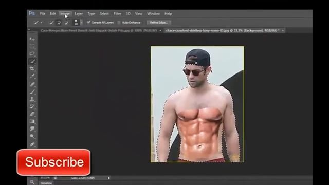Photoshop Master | How To Put Six Packs Abs In Photoshop смотреть онлайн