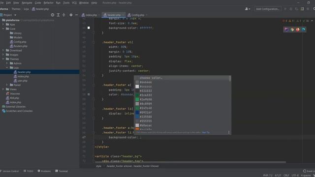 15 - Plataforma E-commerce: Estilização da Seção Header - Mestres do PHP смотреть онлайн