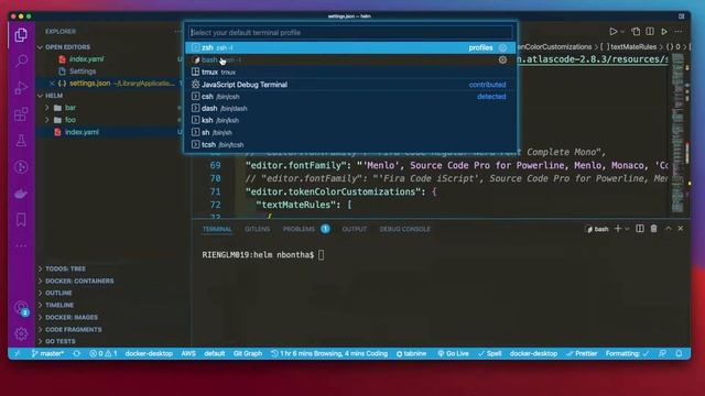 How to Set ZSH as the default shell in VSCODE смотреть онлайн