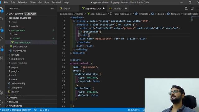27.1- Nuxt.js - Blogging Platform - Delete Post Modal (Practice Time) [ِArabic] смотреть онлайн