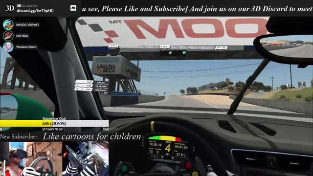 3D Racing Porsche 911 GT3 Cup In Raceroom! Trying The DD1! :D смотреть онлайн