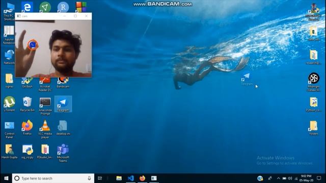 Virtual Mouse using OpenCV - Python смотреть онлайн