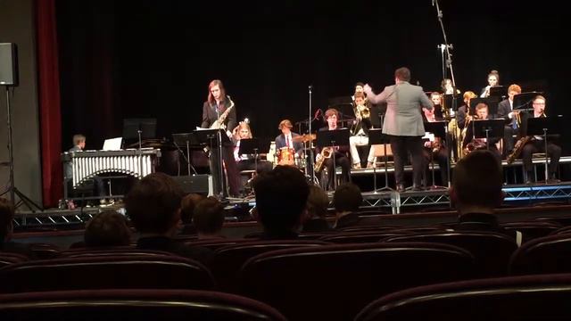 “My Foolish Heart” ft. Ethan White on alto sax: The Blue Knights at Baker Jazz Festival 2018 смотреть онлайн