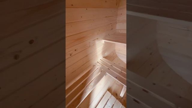 Квадро бочка, баня бочка, 3 метровая, 2 секционная смотреть онлайн