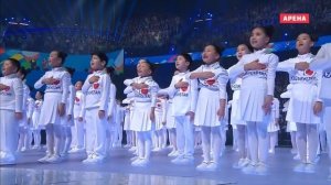 Гимн Казахстана в исполнении детского хора