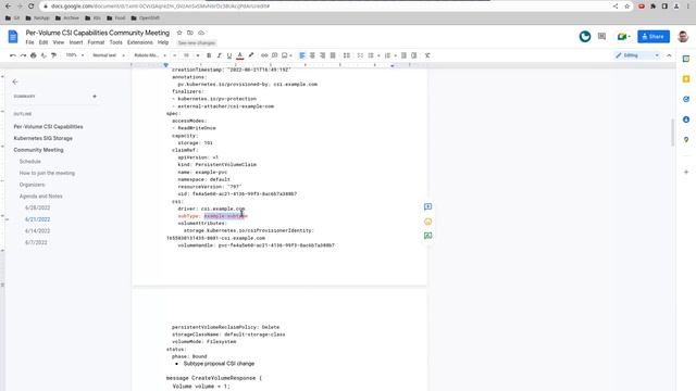 Kubernetes SIG Storage - Per Volume CSI Driver Capabilities Design Meeting 2022-06-28 смотреть онлайн
