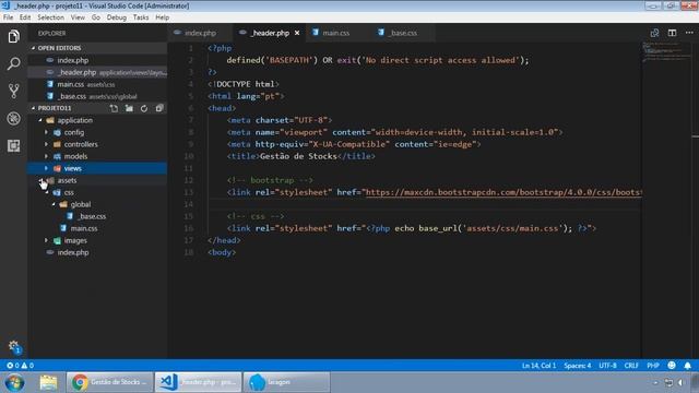 026 CodeIgniter - Projeto11 Gestao de Stocks parte 3 смотреть онлайн