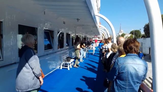 Отправление теплохода Президент 20 августа 2020 года