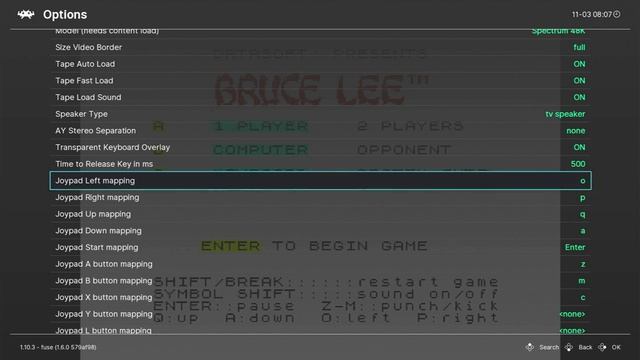 ZX Spectrum Button Mapping On Super Console X3 Plus (Play Spectrum Games On A Joypad Via Retroarch!