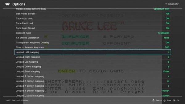 ZX Spectrum Button Mapping on Super Console X3 Plus (Play Spectrum games on a Joypad via Retroarch!