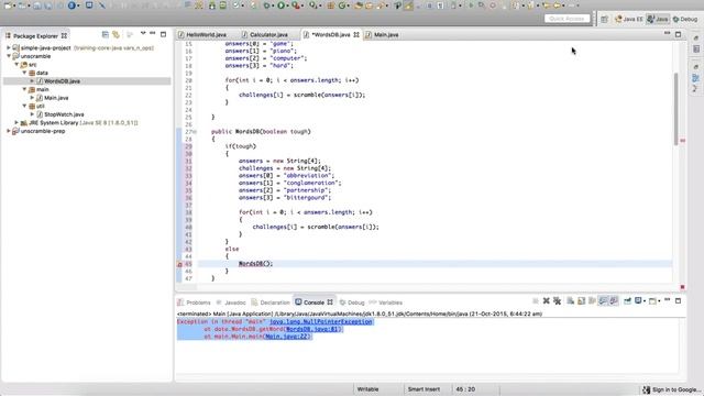 Java Training - Day 8 - Debugging, Constructors, & Access Modifiers смотреть онлайн