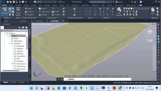AUTOCAD CIVIL 3D INTRODUCTION PART 3 смотреть онлайн