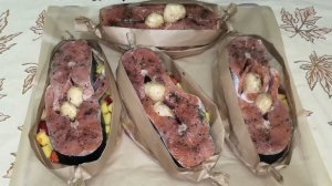 Кижуч в лодочке с овощами в духовке рецепт! #тотсамыйшашлычок