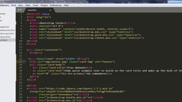 Cards in Bootstrap,Lec-30|Bootstrap 4 tutorials for beginners in Urdu/Hindi| смотреть онлайн