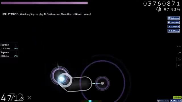 Osu! - Blade Dance смотреть онлайн