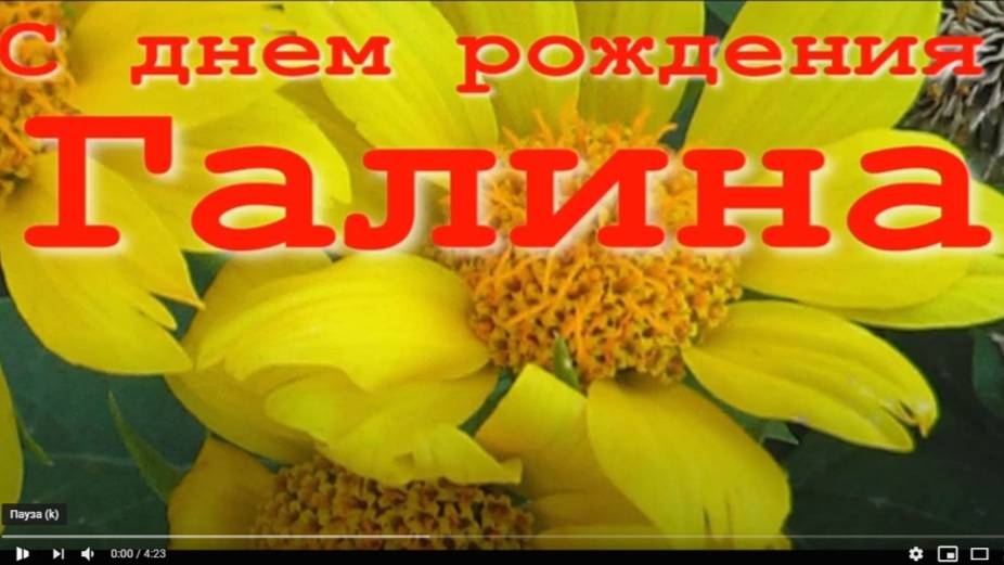 ГАЛИНА, С ДНЕМ РОЖДЕНИЯ смотреть онлайн