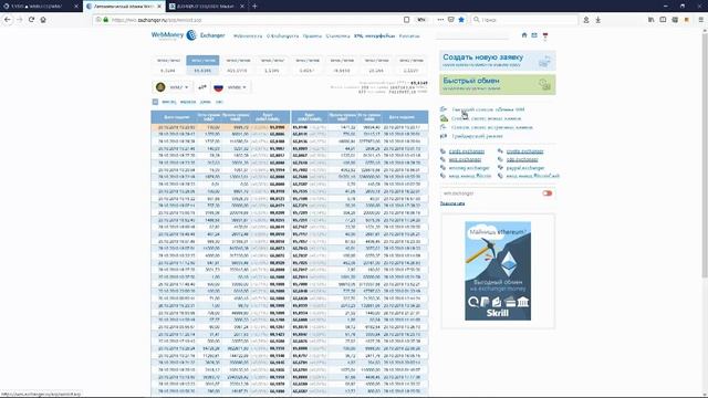 Webmoney Exchanger (wmz→wmr)