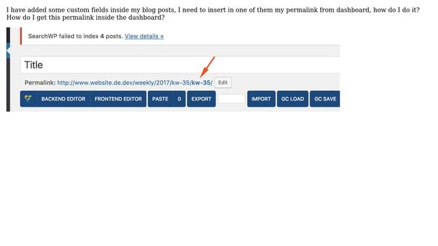 Wordpress: How do I get the url slug inside the dashboard for a custom post type? смотреть онлайн
