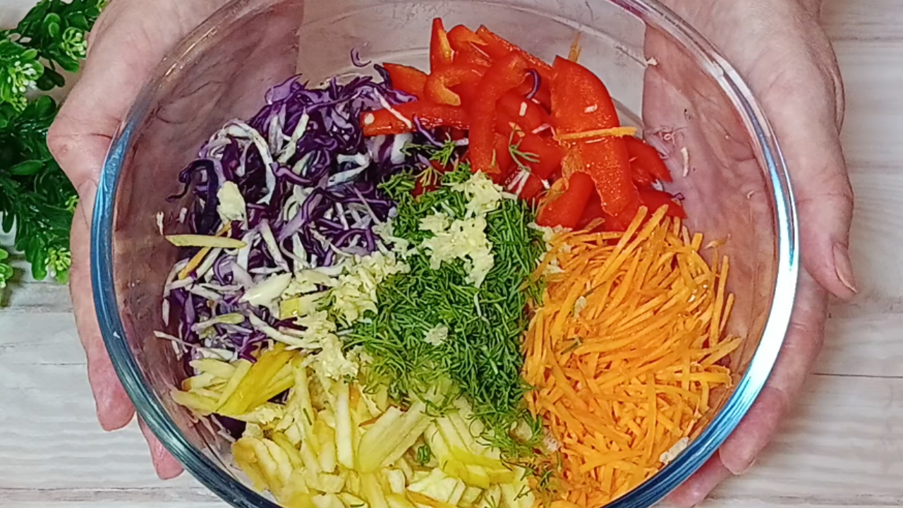 Обалденный САЛАТ из Капусты за 5 минут. Едим каждый день и худеем к лету без диет. Простой рецепт смотреть онлайн