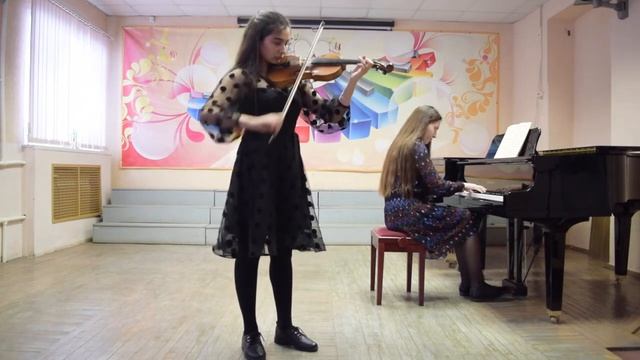Гусейнова Сабина - Р. Глиэр "Романс", К. Мострас "Восточный танец" смотреть онлайн