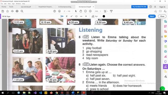 Учебник Английский язык 6 класс Комарова. Unit 3 (Vocabulary 2) смотреть онлайн