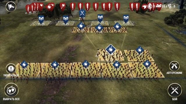 Тэнгу, упор на гренок. Так себе стратегия. Dawn of titans. смотреть онлайн