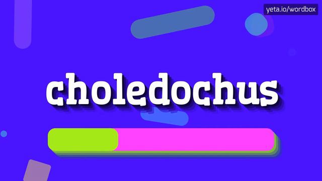 HOW TO SAY CHOLEDOCHUS? #choledochus смотреть онлайн
