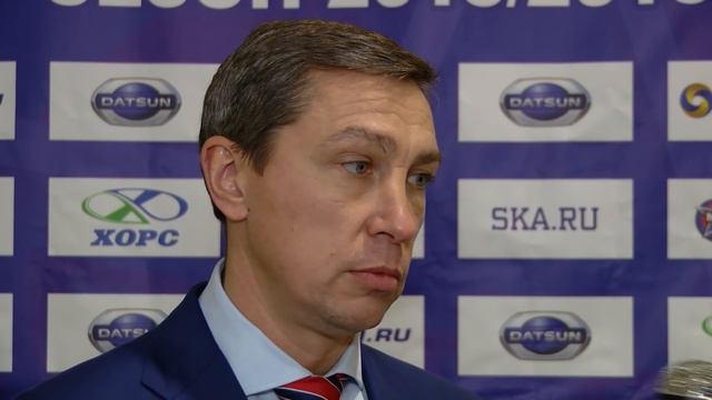 СКА-Варяги - СКА-Карелия, 28 ноября 2015 года, Флеш-интервью смотреть онлайн