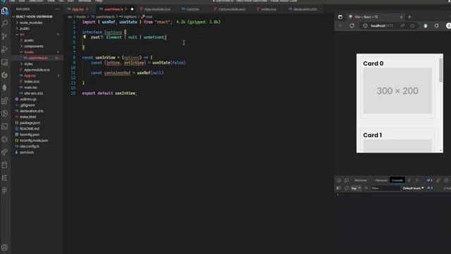 How To Create A useInView custom Hook In React With Intersection Observer смотреть онлайн