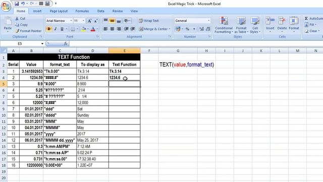 Excel magic trick 30 bangla - TEXT Function смотреть онлайн