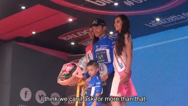 Giro d'Italia 2015 - stage 21: Fabio Aru, Giovanni Visconti and Giacomo Nizzolo post race interview смотреть онлайн