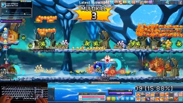 Blaze/Flame Wizard EZ EXP training! смотреть онлайн