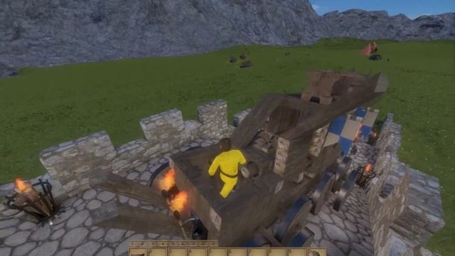 Medieval Engineers — Использование подвесных мостов смотреть онлайн