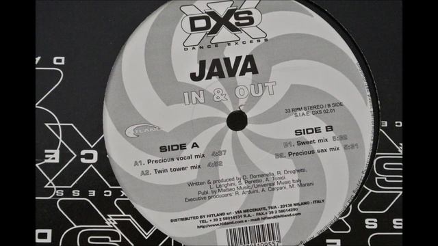 Java - In & out - Vinyl - Italodance 2002 смотреть онлайн