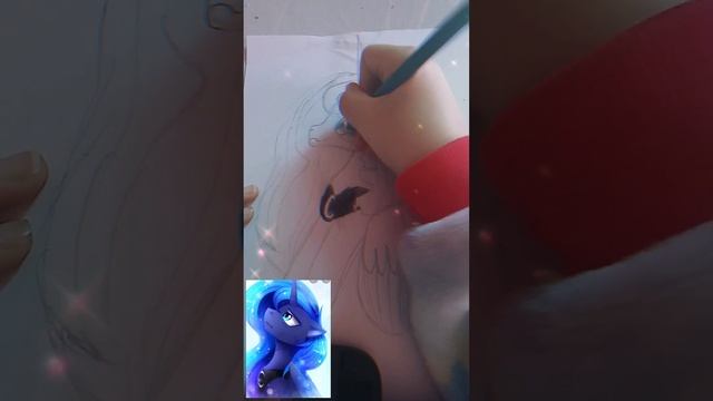 ♡Ребята сегодня мы с вами рисуем Принцессу Луну кому понравилось видео лайк и подписка♡ смотреть онлайн