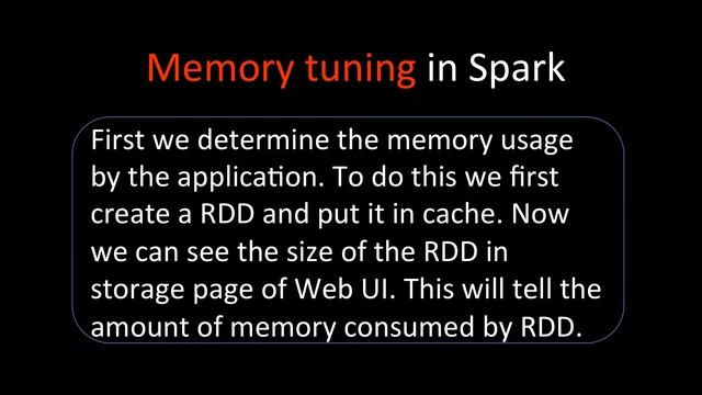 How will you do memory tuning in Spark? смотреть онлайн
