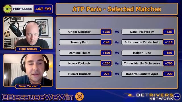 Paris Masters Round 2 Best Bets - Tennis from Betting Weekly смотреть онлайн