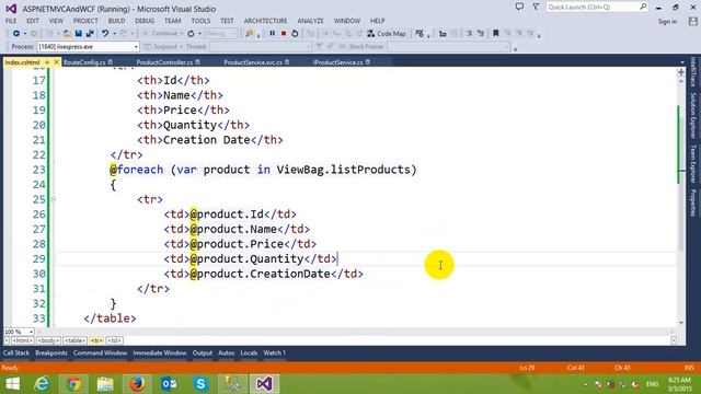 Calling WCF Services and Entity Framework in ASP.NET MVC Application смотреть онлайн