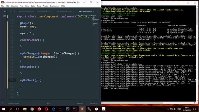 Урок 201. Angular. Жизненный цикл компонента смотреть онлайн