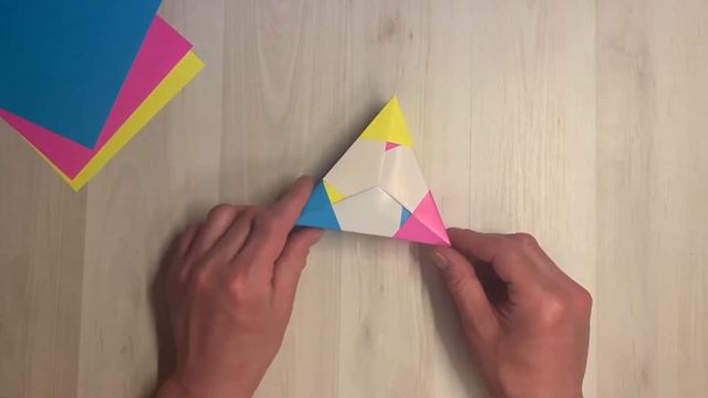 Оригами из Бумаги, коробка | Шкатулка оригами для мелочей из модулей смотреть онлайн