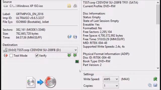Imgburn Tutorial: Burn a Windows ISO To a DVD R/DVD RW смотреть онлайн