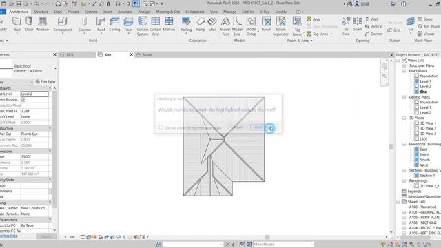 how to create Gable end Roof in Revit 2023 смотреть онлайн