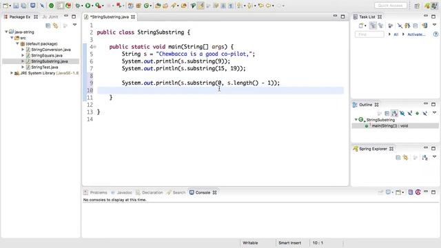 Java String Length смотреть онлайн