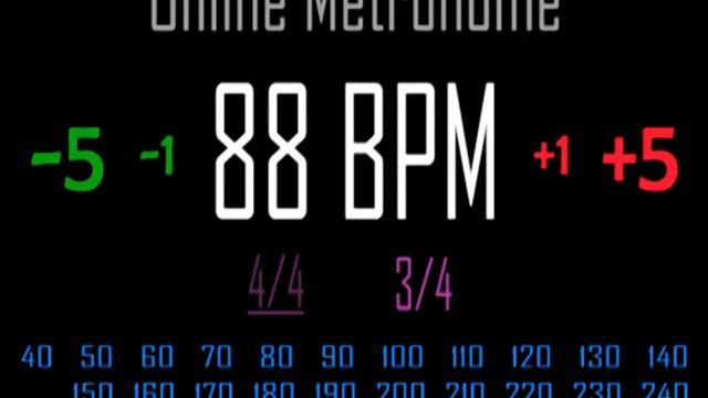 Metronomo Online - Online Metronome - 88 BPM 3/4 смотреть онлайн